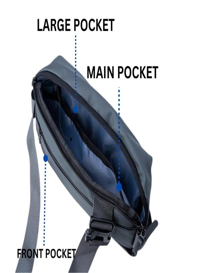 KARTUNBOX Travel Toiletry Bag with Detachable Pouch, Black, Travel Handy Hiking Waist Bag for Men and Women, Anti Theft Fashion Waist Packs with Adjustable Long Strap Messanger - Image 2